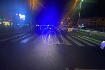 Accidente de un joven motorista en las inmediaciones de la rotonda de La Barranquera (Telde)/TA.
